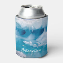 Antarktis-Eisberg-Foto mit Text