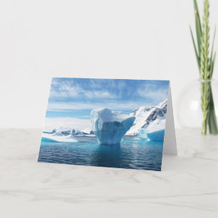 Antarktis Icebergs Dankeskarte