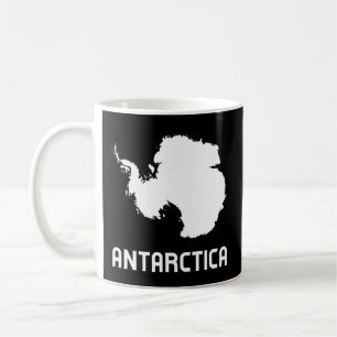 Antarktis Kontinent Kaffeetasse