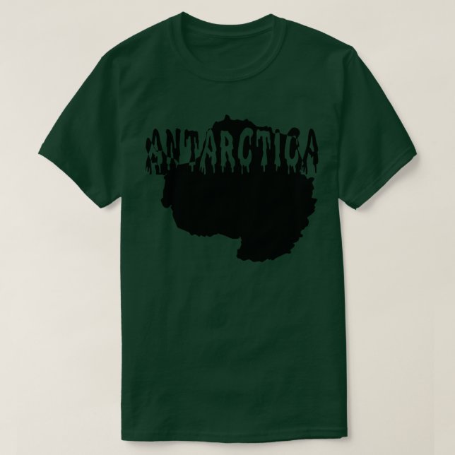 Antarktis-Kontinent T-Shirt (Design vorne)