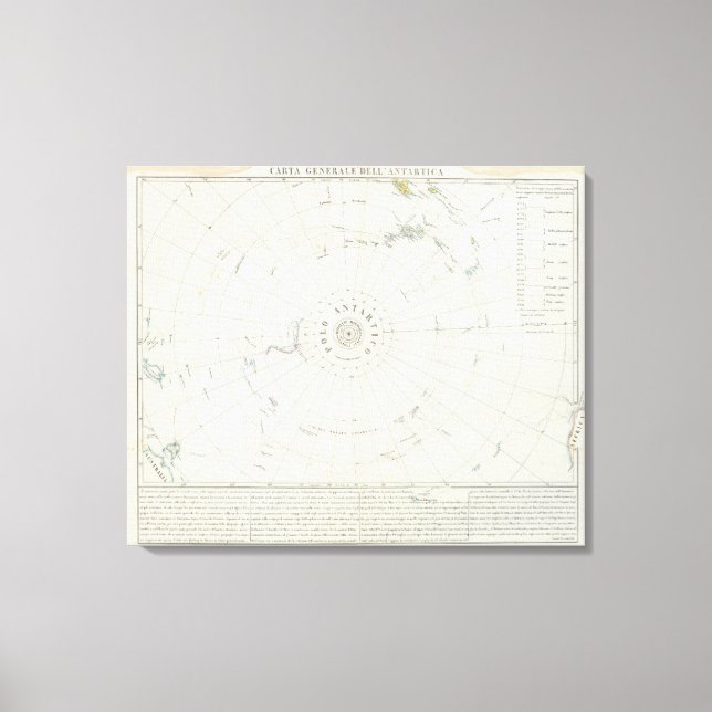 Antarktis Leinwanddruck (Vorderseite)