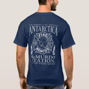 Antarktis McMurdo Station Fire & Rescue Penguins T-Shirt