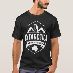 Antarktis mit Pinguin und Gletschern T-Shirt