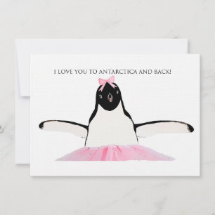 Antarktis Personalisiert Stationerie Dankeskarte