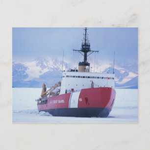Antarktis, Ross Island, McMurdo Station, USCG Postkarte