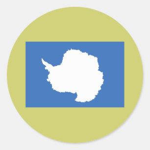 Antarktis Runder Aufkleber