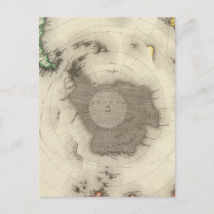 Antarktis, Südhalbkugel Postkarte