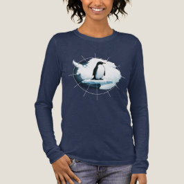 Antarktischer Pinguin-Emblem – Design für Polarfor Tri-Blend Shirt