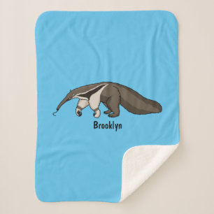 Anteater-Happy-Cartoon-Abbildung Sherpadecke