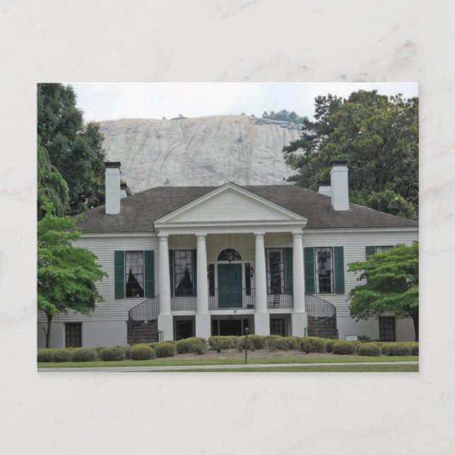 Antebellum Plantation House Stone Mountain Georgia Postkarte (Vorderseite)