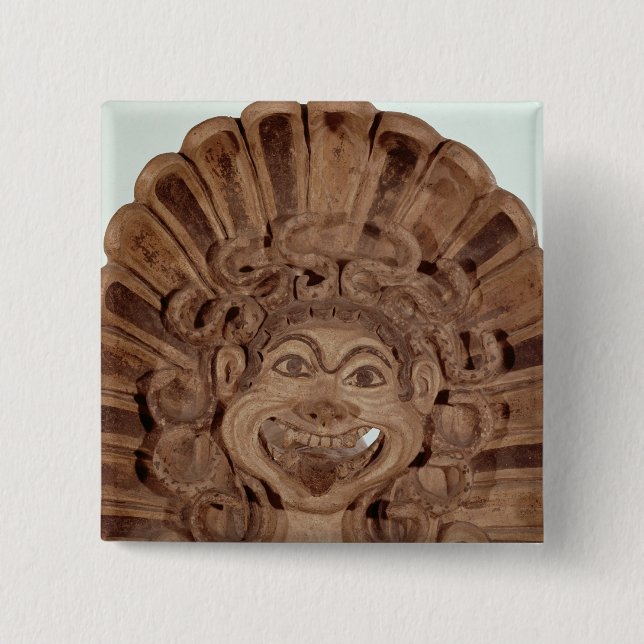 Antefix mit dem Kopf eines gorgon Button (Vorderseite)