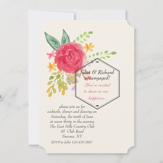 Anteil an unserer Freude Einladung (Vorderseite)