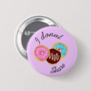 Anteil des Krapfens I - Schaumgummiringe Button