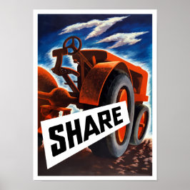 Anteil — Zweites Weltkrieg Poster