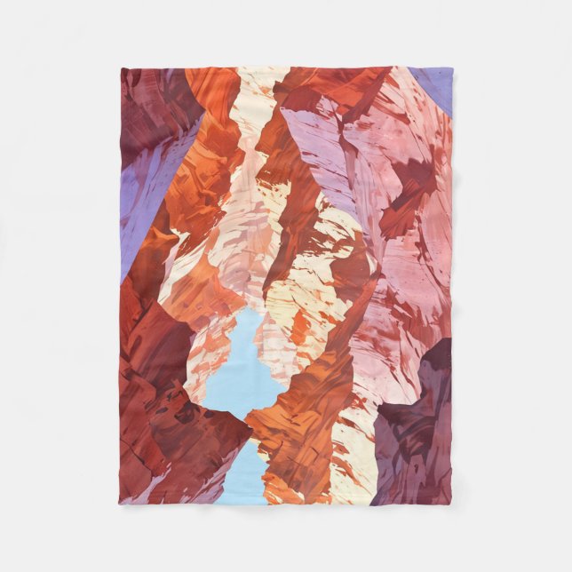 Antelope Canyon, Arizona Fleecedecke (Vorderseite)