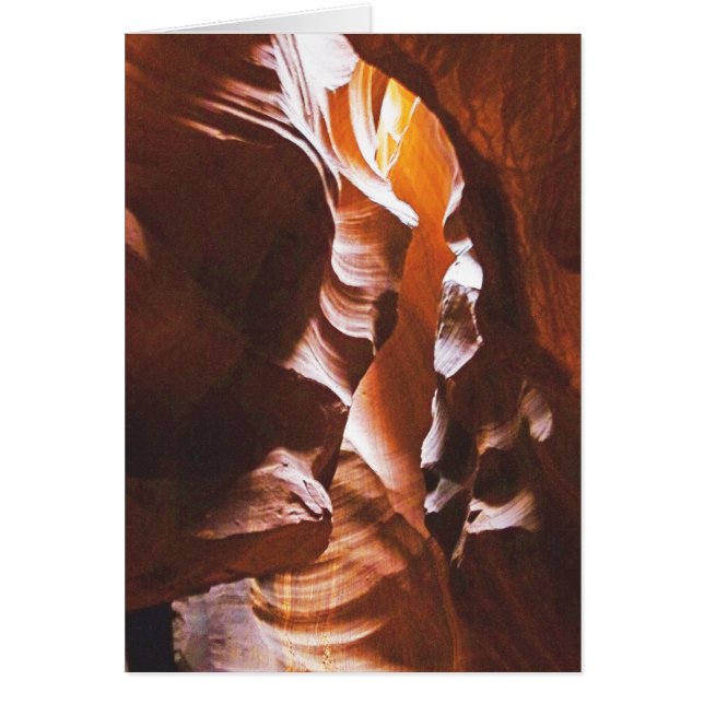 Antelope Canyon Blank Card (Vorne)