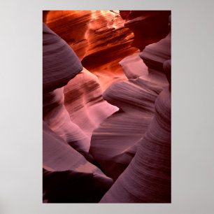 Antelope Canyon-Formationen Poster