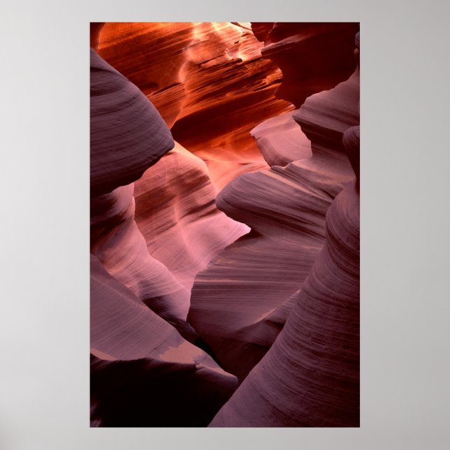 Antelope Canyon Formationen Poster (Vorne)