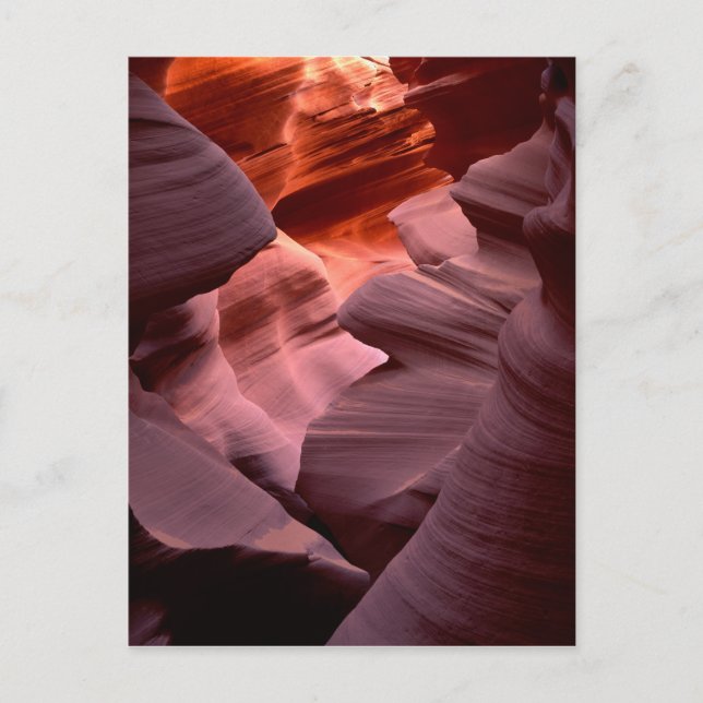 Antelope Canyon Formationen Postkarte (Vorderseite)