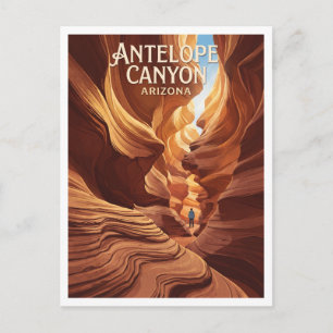 Antelope Canyon Page Arizona Geschenk Postkarte