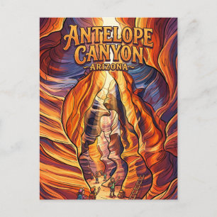 Antelope Canyon Page Arizona Postkarte