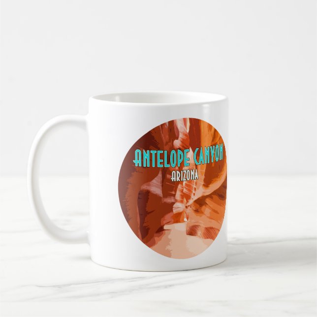 Antelope Canyon Page Arizona Vintag Kaffeetasse (Links)