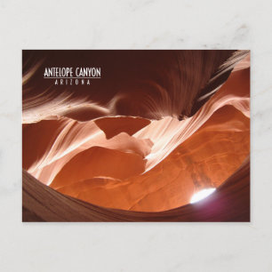 Antelope Canyon Postcard Feiertagspostkarte