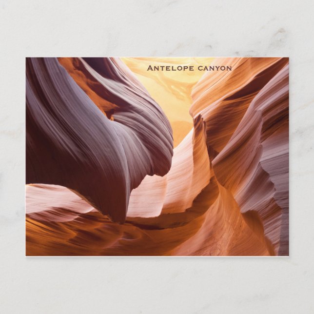 "Antelope canyon" Postkarte (Vorderseite)
