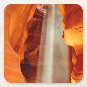 Antelope Canyon Rechteckiger Pappuntersetzer