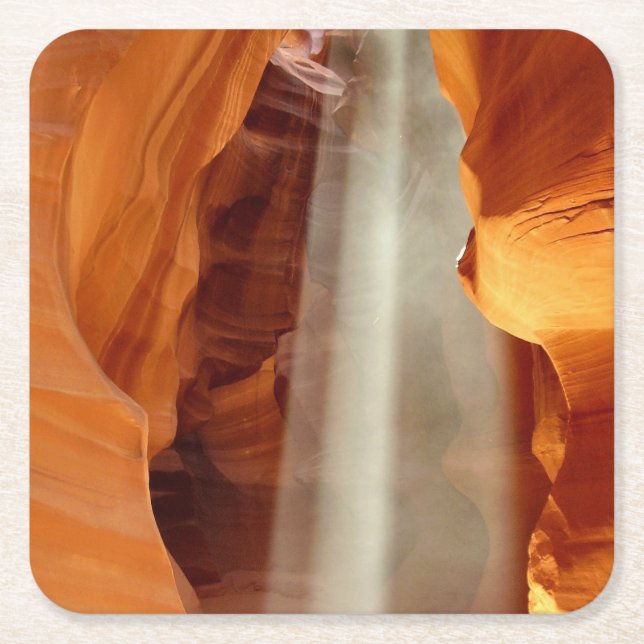 Antelope Canyon Rechteckiger Pappuntersetzer (Vorderseite)