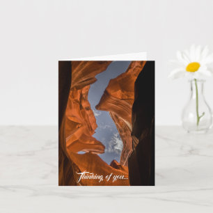 Antelope Canyon Sky View Arizona Card Karte