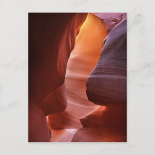 Antelope Canyon Slot Formationen Postkarte