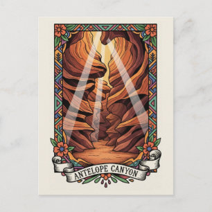 Antelope Canyon Souvenir Postkarte