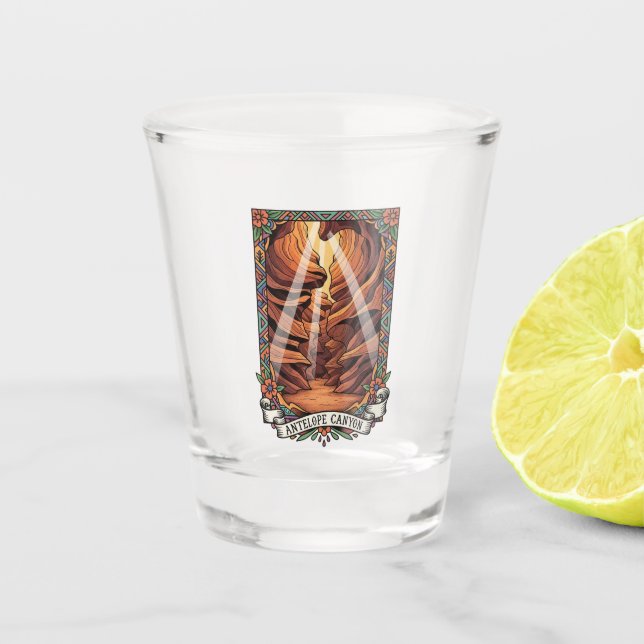 Antelope Canyon  Souvenir Schnapsglas (Vorderseite)