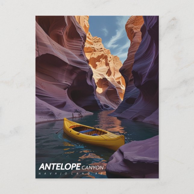 Antelope Canyon, USA Postkarte (Vorderseite)