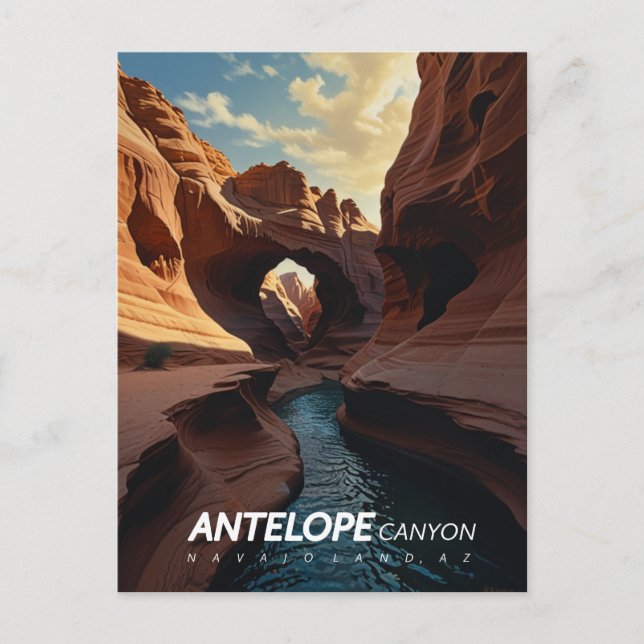 Antelope Canyon, USA Postkarte (Vorderseite)