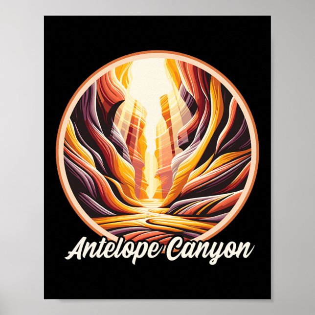 Antelope Canyon Wandern  Poster (Vorne)