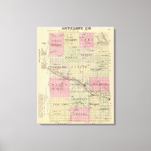Antelope County, Nebraska Leinwanddruck