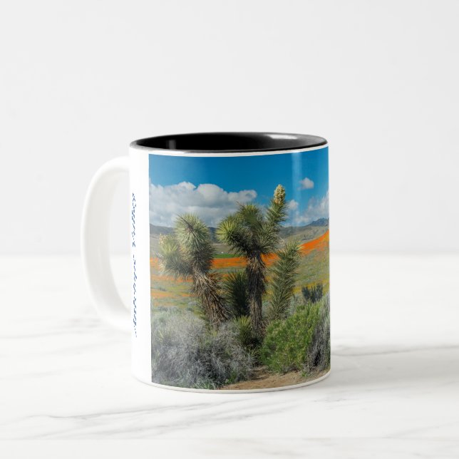 Antelope Valley Mohn Reserve Kaffeemaschine Tasse (Vorderseite Links)