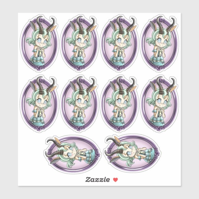 Antelopes Sticker (Blatt)