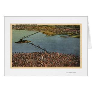 Antenne, Bucht-Brücke Sans Francisco-Oakland