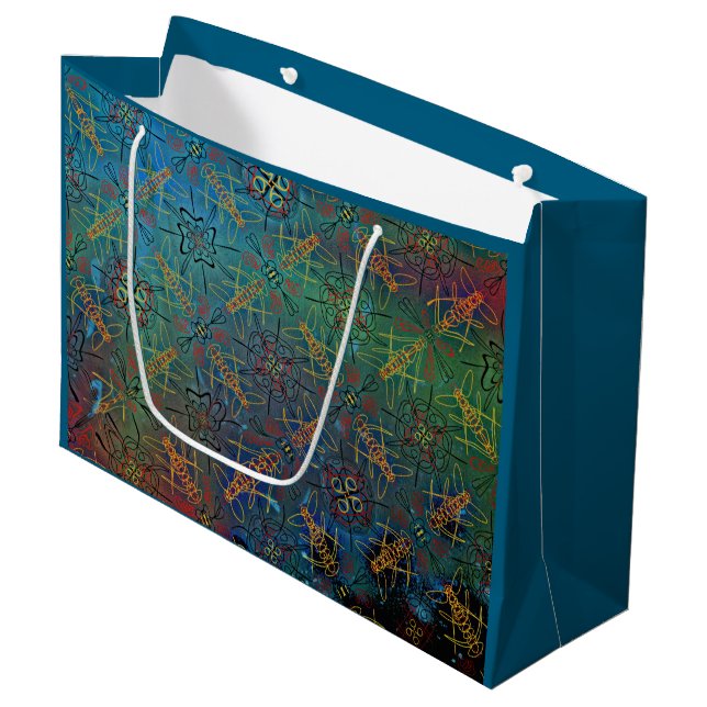 Antenne Große Geschenktüte (Vorderseite Schrägansicht)