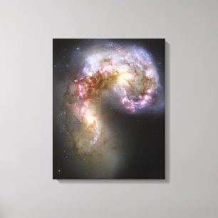 Antennen-Galaxien Leinwanddruck