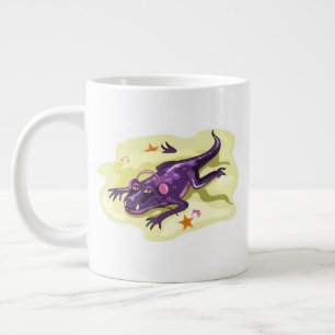 Anteosaurus Sonnenbaden mit Kopfhörern. Jumbo-Tasse