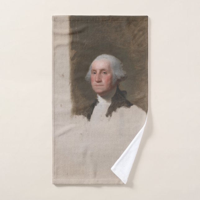 Anthaeneum George Washington 1. US-Präsident Badhandtuch Set (Handtuch)
