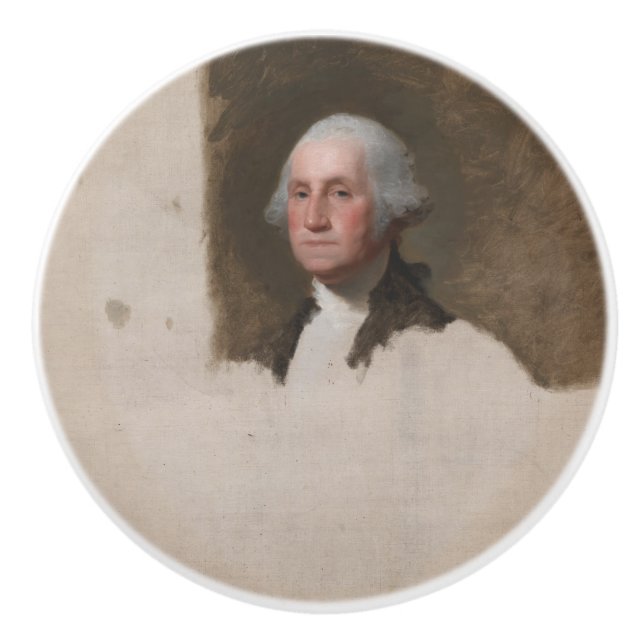 Anthaeneum George Washington 1. US-Präsident Keramikknauf (Vorderseite)