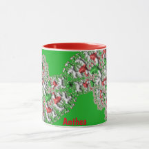 ANTHEA ~ GLOSSY 3D Christmas Red White Green