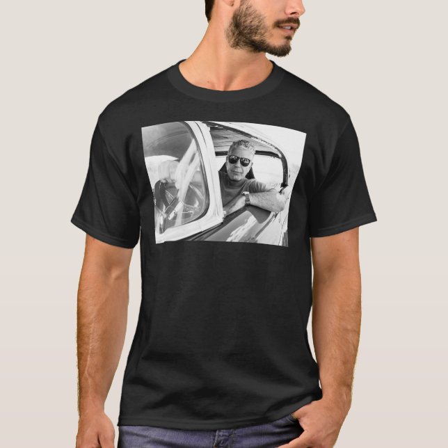 Anthony Bourdain in seinem Auto Classic T - Shirt (Vorderseite)