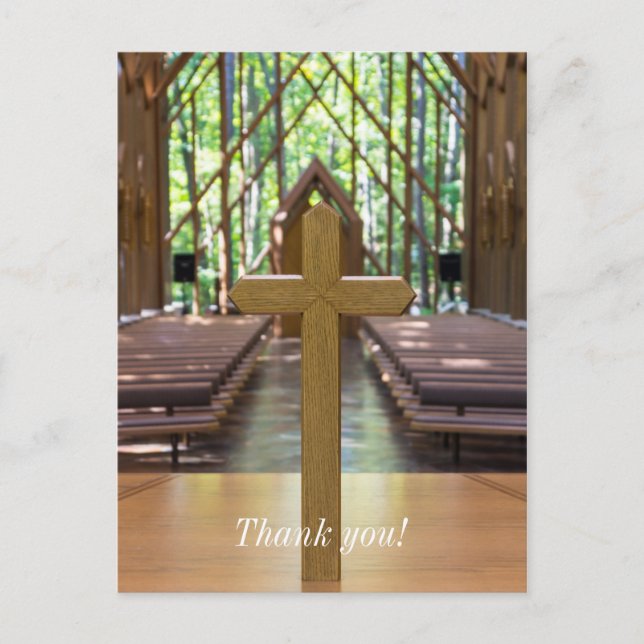 Anthony Chapel Kreuz Postkarte (Vorderseite)