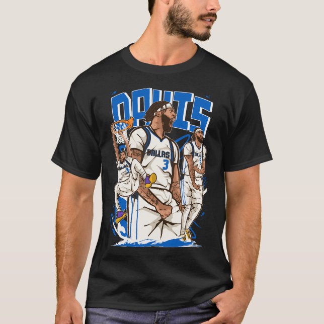 Anthony Davis Dallas Cartoon Active T-Shirt (Vorderseite)